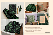 Organic Greenery Watercolor, a Pattern Graphic by AMMi (Thumbnail 2 of 3)