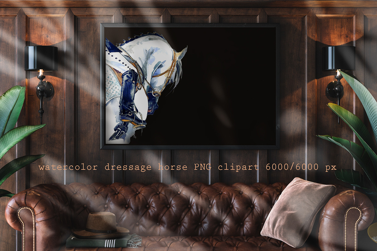 Sport Horses watercolor set, an Object Graphic by FineArt (Photo 9 of 18)