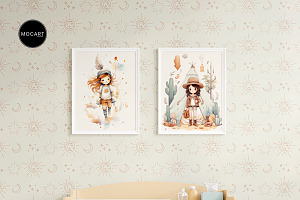 Kids Room Wallpaper And Frames V2