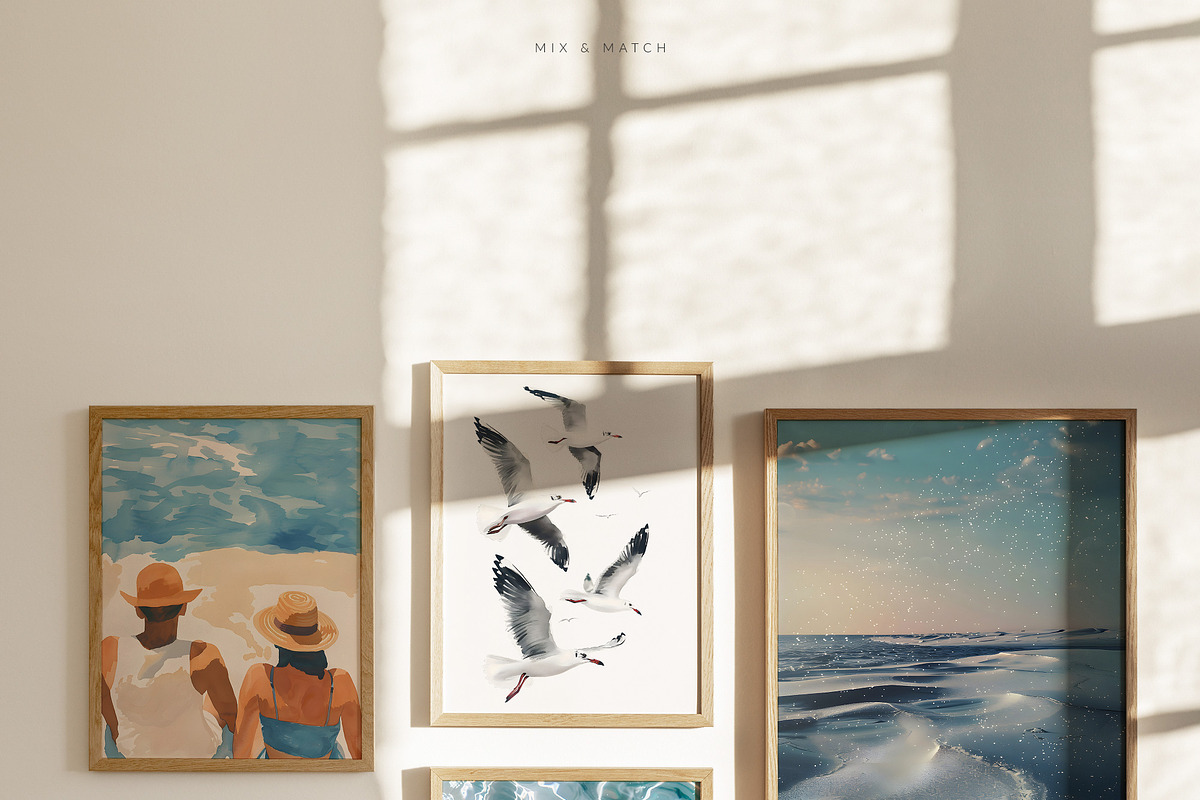 Coastal Wall Gallery Posters, a Graphic by SunnyAfternoons (Photo 11 of 14)