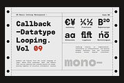 GC Basic Inktrap - Monospace, a Sans Serif Font by Glyphonic (Thumbnail 4 of 15)