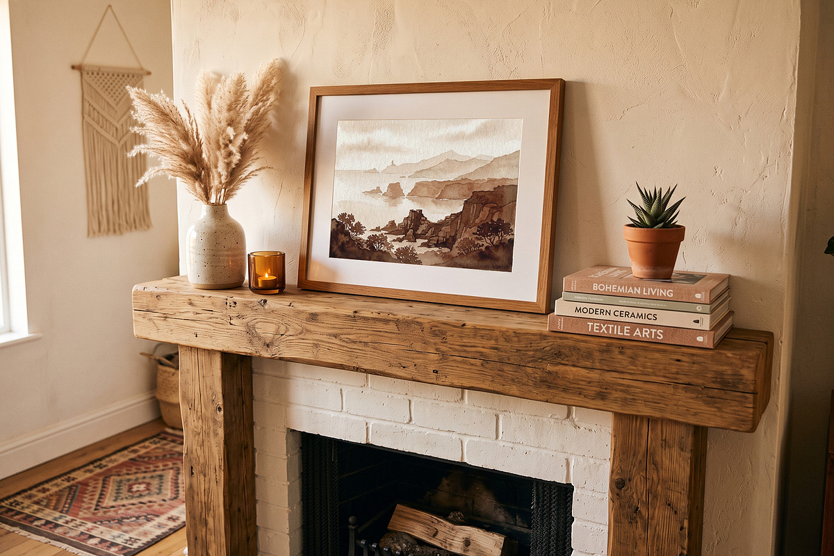 Watercolor Mountain Prints, a Decorative Illustration by Nadia Semyroz (Photo 4 of 8)