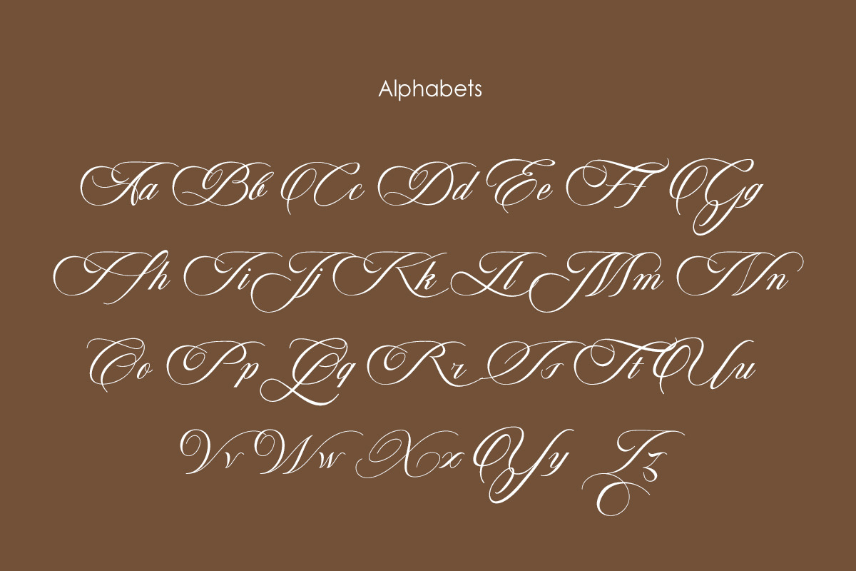 Auckland Elegance Script, a Script Font by Muntab_Art (Photo 9 of 10)
