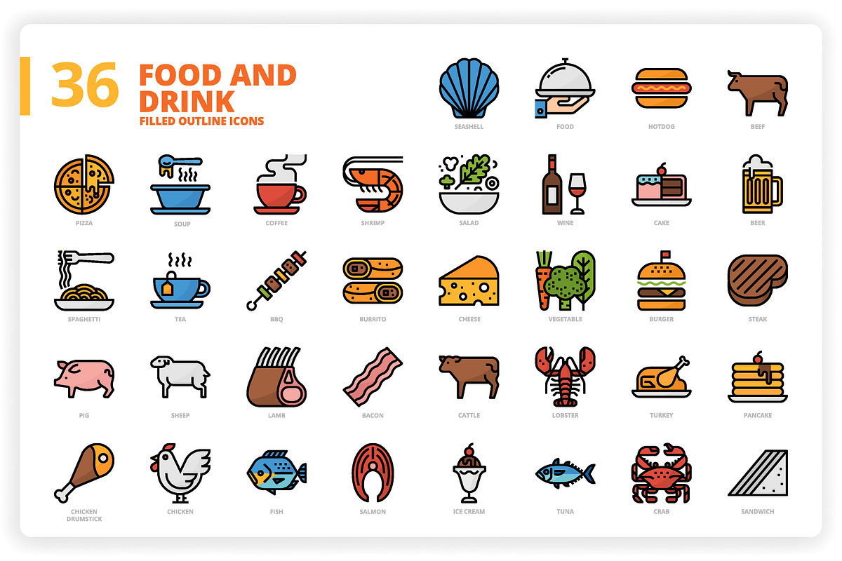 3,600 Icons x3 Styles, an Outline Icon by monkik (Photo 135 of 299)