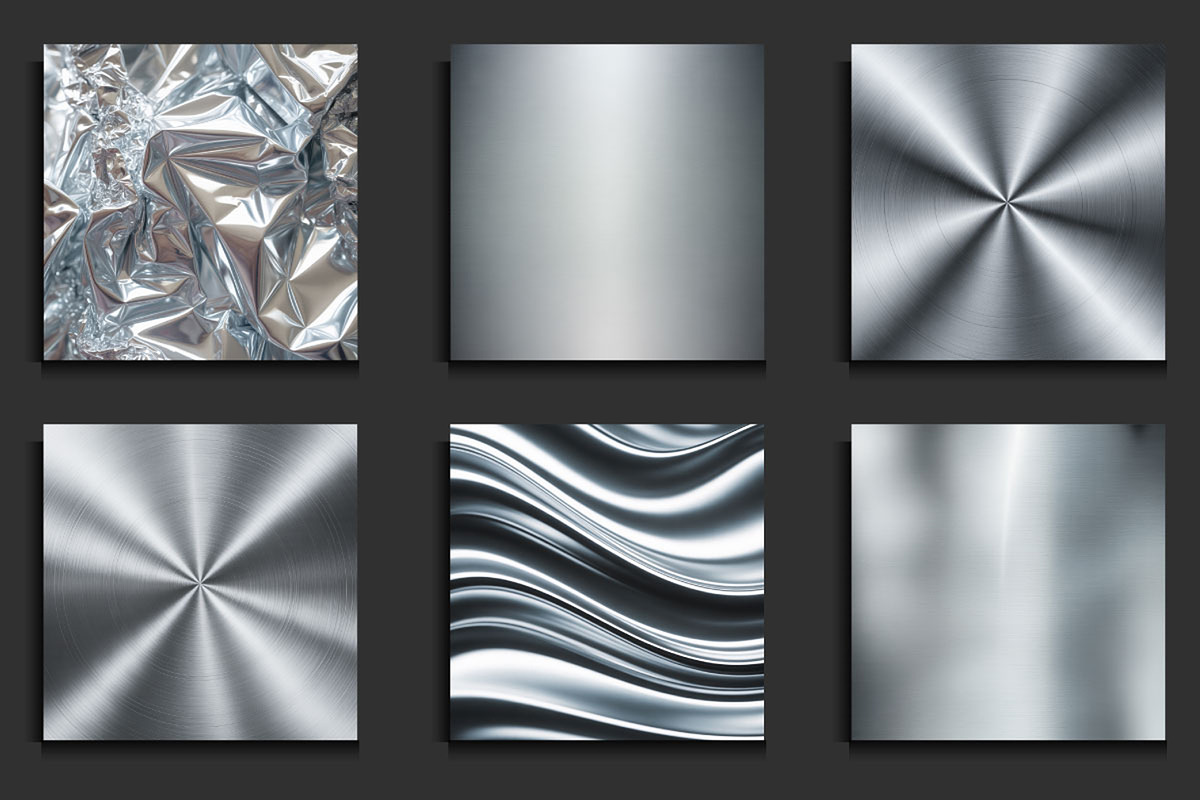 Silver Metallic Textures Background, a Background Graphic by protabsorkar11 (Photo 4 of 4)