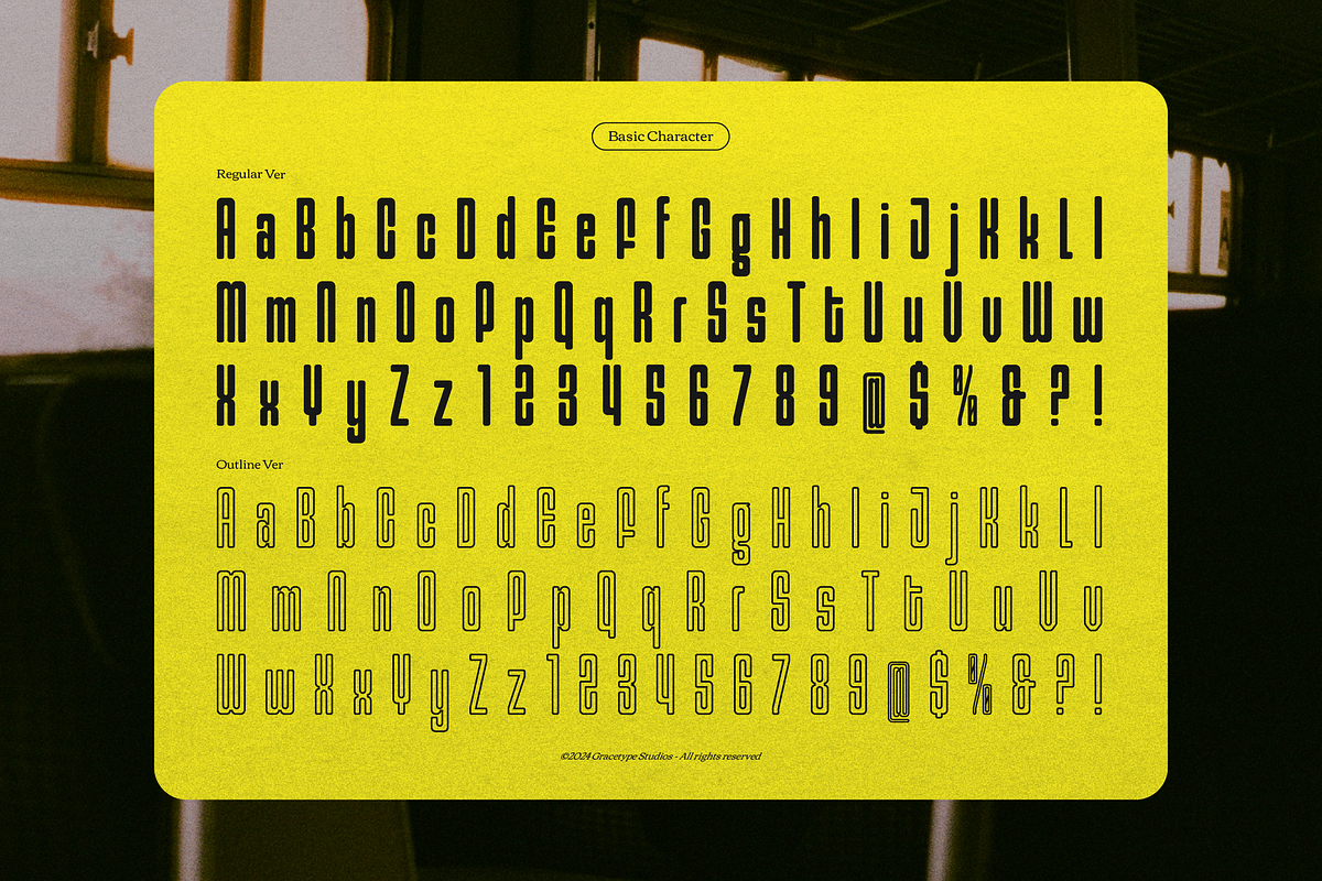 Gerebong | Condensed Sans Serif, a Font by gracetype_studio (Photo 12 of 12)