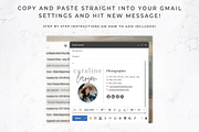 Email Signature | Canva + Gmail, a Templates & Theme by Thirty One Palms Studio (Thumbnail 5 of 7)