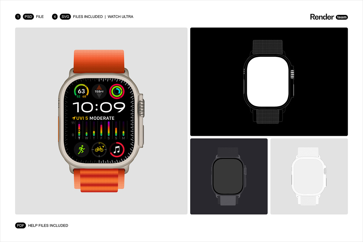 Apple Devices Mockup Bundle, an iPhone Mockup by Renderteam (Photo 19 of 20)