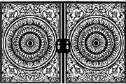 Luxury Ornamental Gate Designs, a Decorative Illustration by Designer_Momina (Thumbnail 6 of 11)