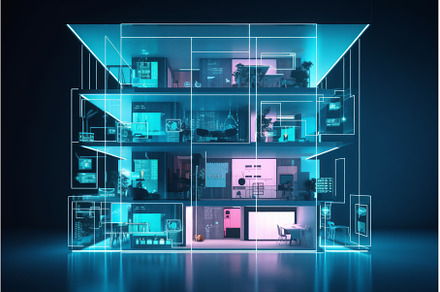 Modern smart home. Generate Ai, a Technology Photo by Ylivdesign