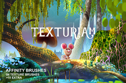 Gagatka's Texturiam Affinity brushes, a Brush Add-On by gagatka