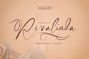 Revalinda  brush font