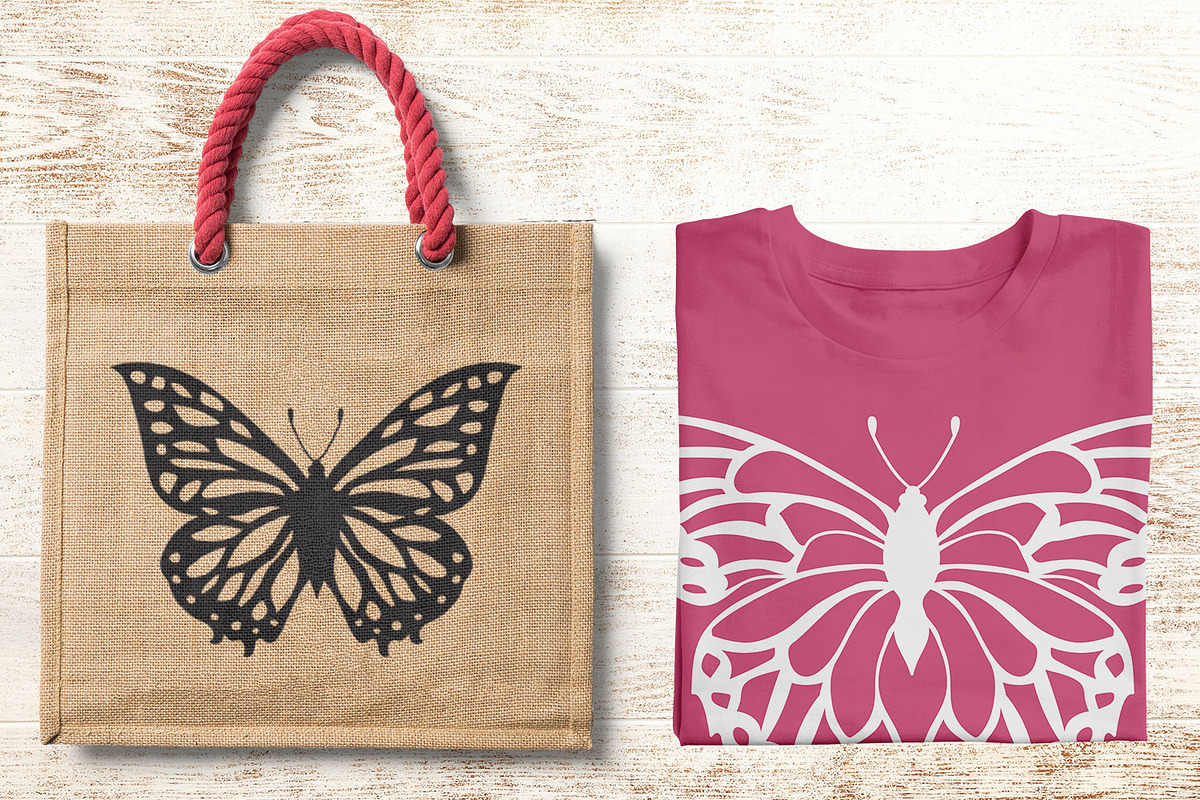 Flower - Floral Butterfly SVG Pack, a Decorative Illustration by Dasagani (Photo 5 of 5)