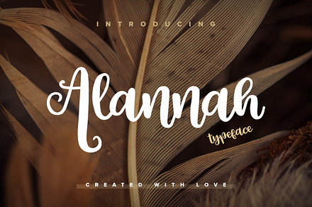 Alannah Script Font, a Script Font by pixelbuddha.net