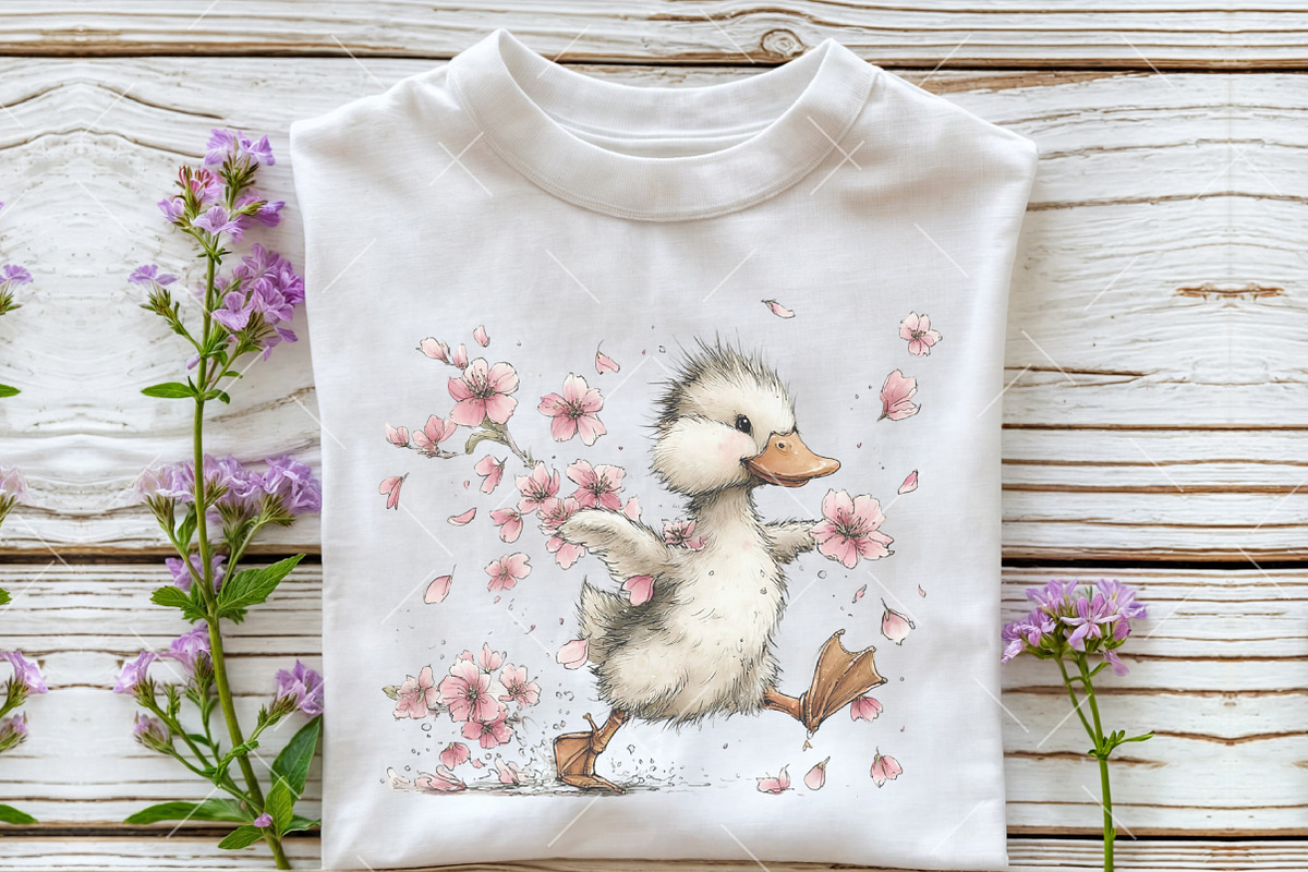 Whimsical Easter Goose Clipart, an Illustration by OK Design (Photo 5 of 6)