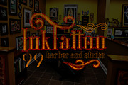 Justify I Blackletter Font, a Blackletter Font by madeDeduk (Thumbnail 3 of 9)