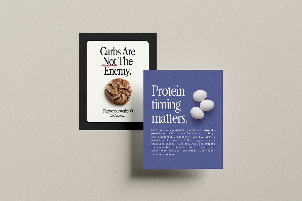 Sports Nutrition Posts - Canva, a Social Media Template by Willoe Studio (Photo 5 of 11)