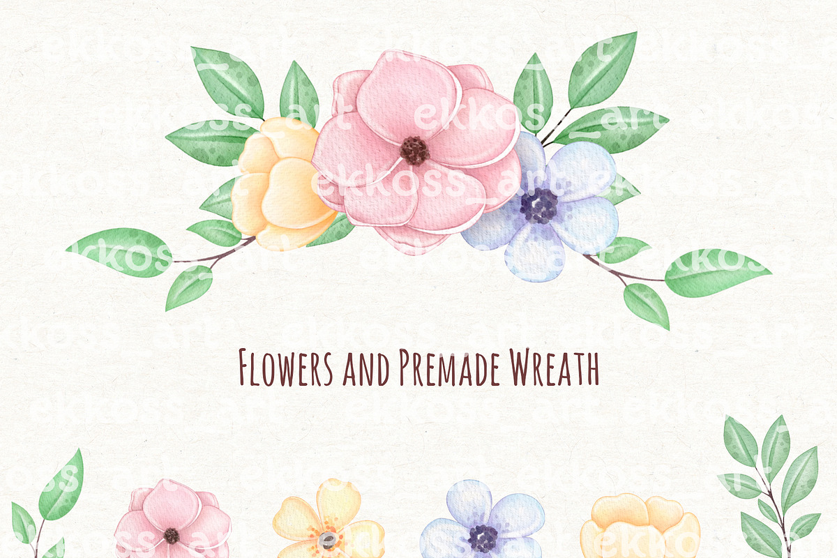 Watercolor Boho Animals Clipart, an Animal Illustration by ekossa_art (Photo 3 of 9)