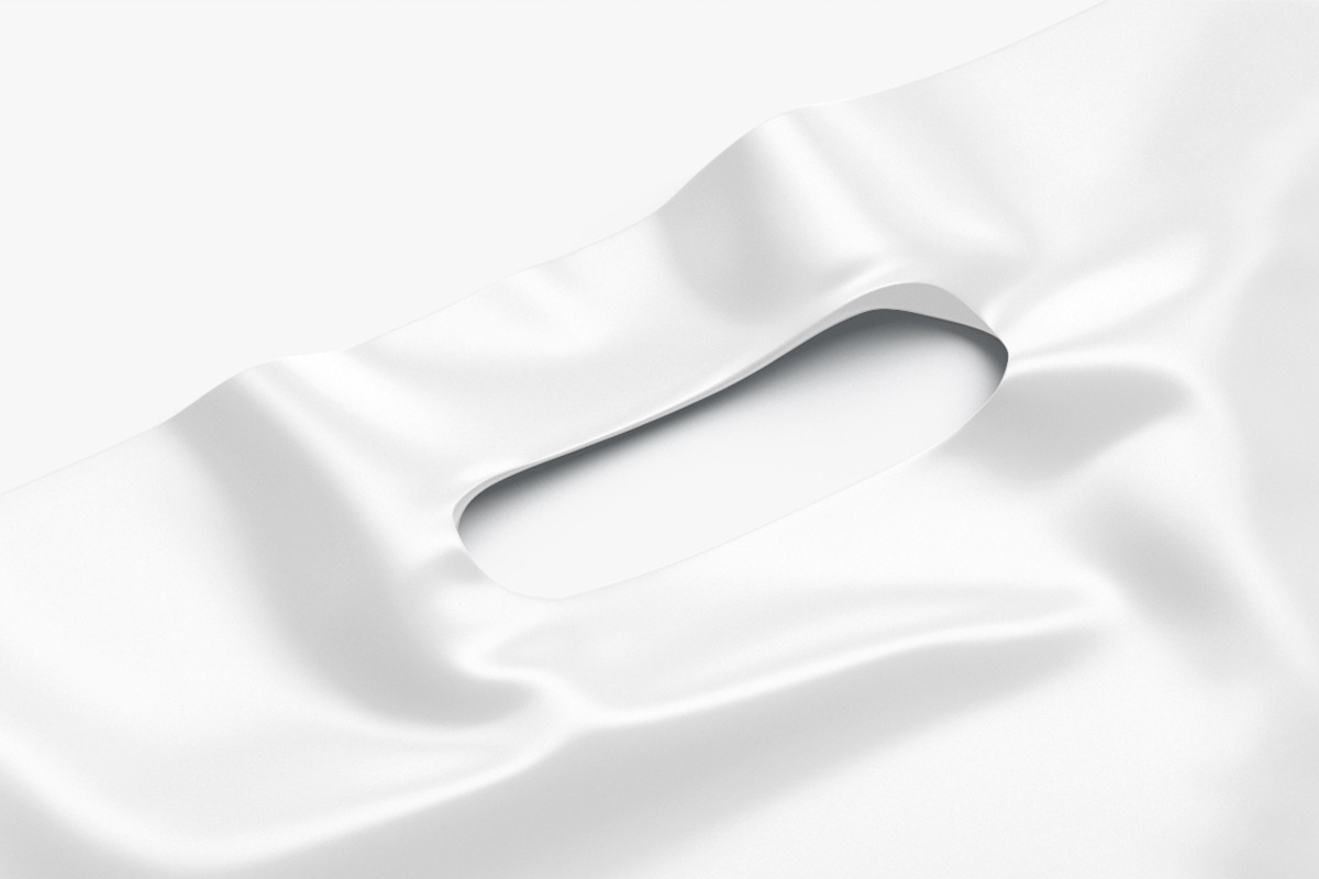 Die-Cut Plastic Bag 3D Model, a 3D by rebrandy (Photo 3 of 9)