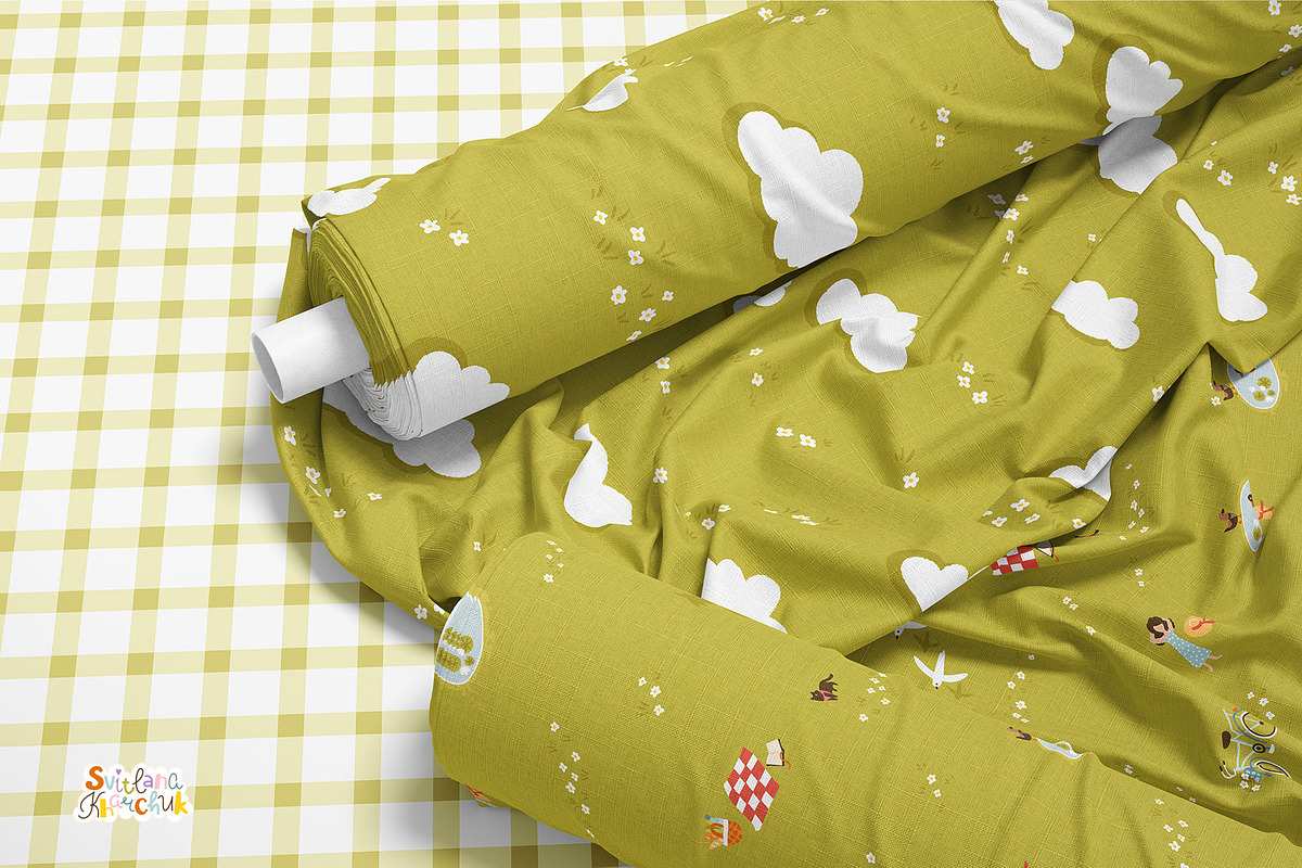 Summer Meadow Flatlay Lifestyle Set, a Pattern Graphic by Svitlana Kharchuk (Photo 9 of 16)