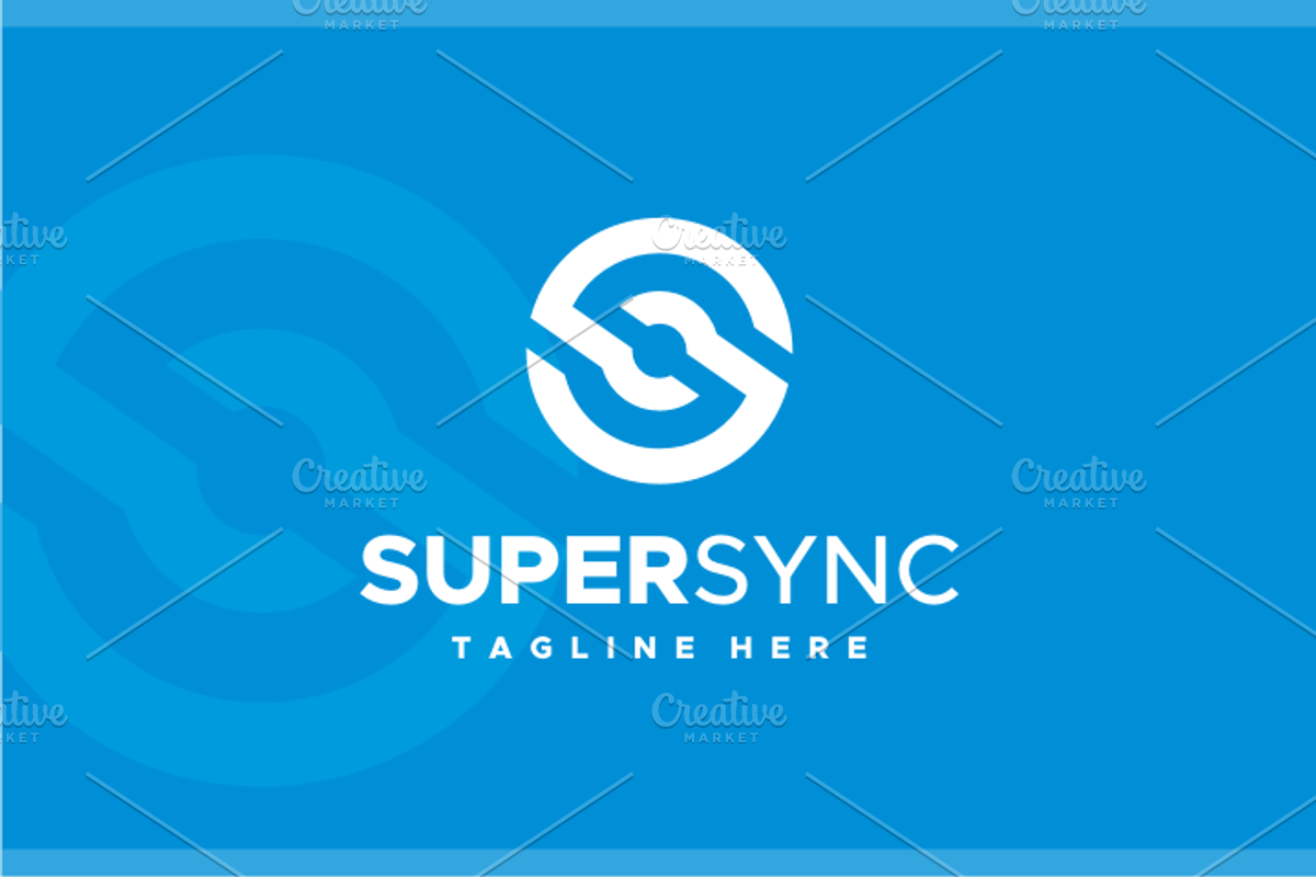 Super Sync - Letter S Logo, a Branding & Logo Template by yopie