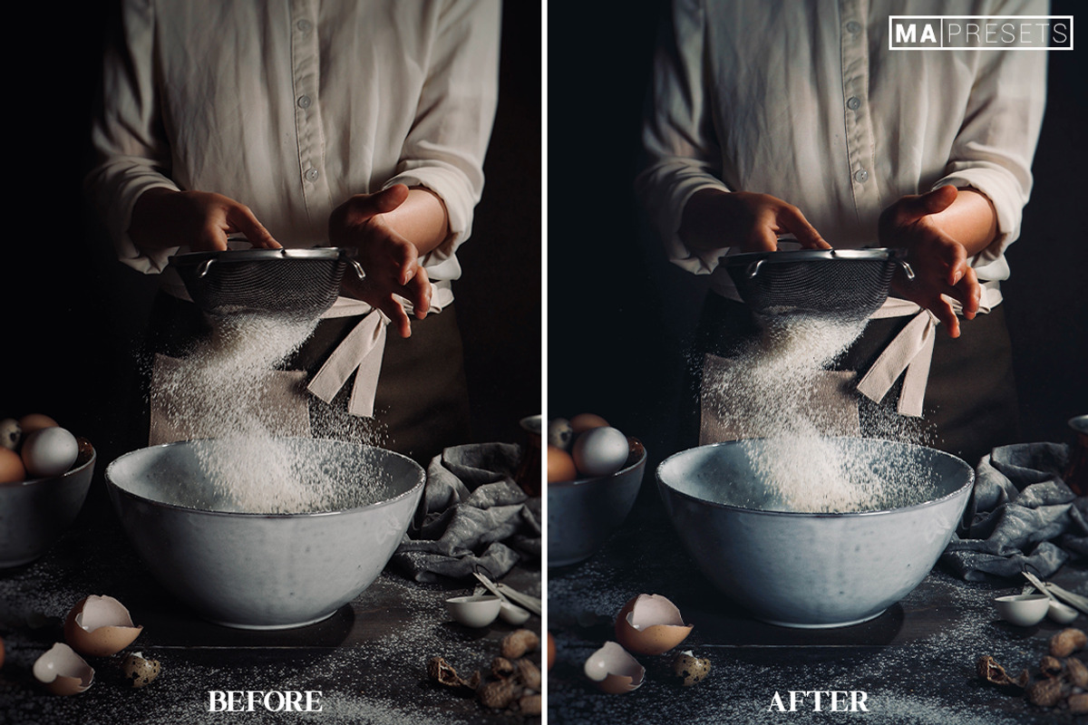 10 DARK FOOD Lightroom Presets, a Preset Add-On by MaPresets (Photo 9 of 14)