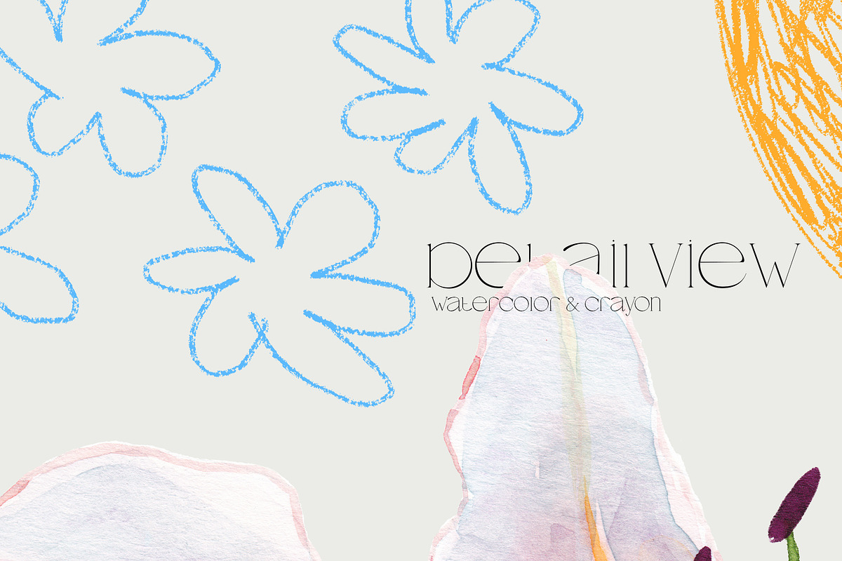 Meadow florals & abstract line art, an Illustration by January Bloom (Photo 8 of 11)