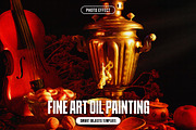 Fine Art Oil Painting Photo Effect, a Layer Style Add-On by iDoodle Studio (Thumbnail 1 of 5)