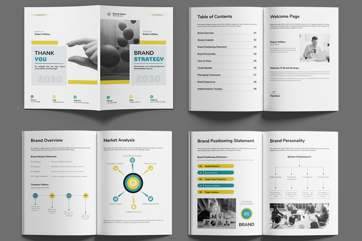 Brand Strategy Brochure, a Brochure Template by MightyDesign (Photo 2 of 6)