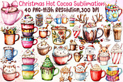 Christmas Hot Cocoa Sublimation Clip, an Illustration by Sublimation Artist (Thumbnail 1 of 6)