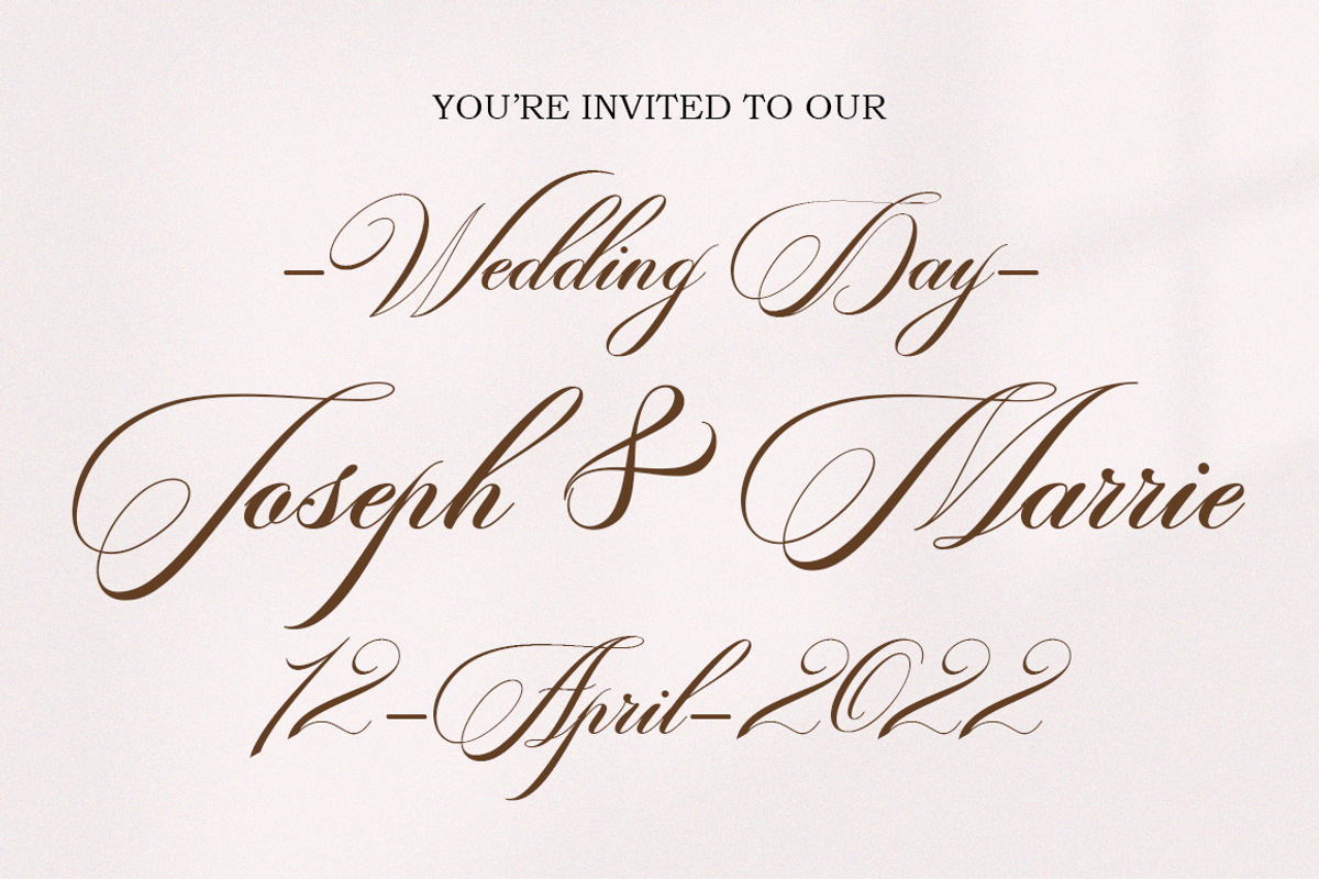 Artistic Script, a Script Font by HKL Studio (Photo 4 of 10)