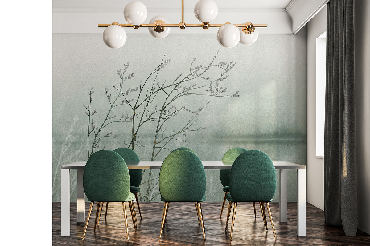 Quiet Fields – landscape wall mural, a Wallpaper Graphic by Timofi Art (Photo 7 of 14)