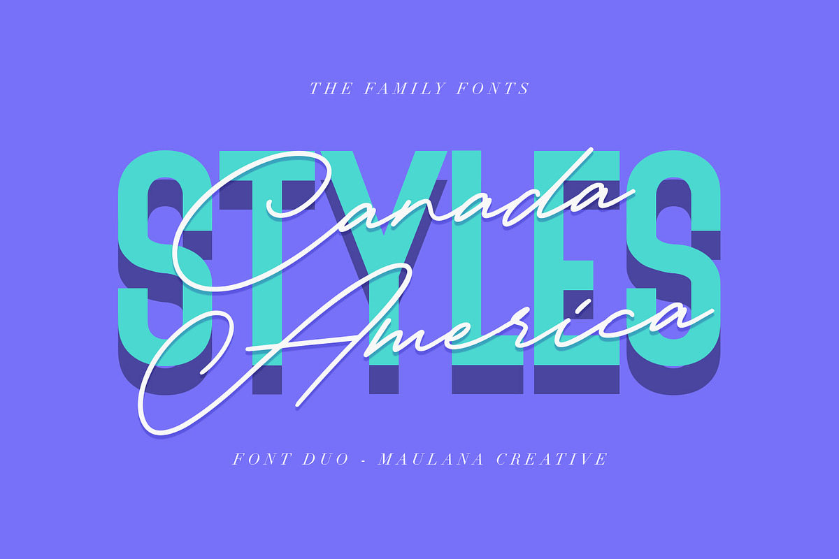 Hestli Font Duo, a Script Font by Maulana Creative (Photo 7 of 8)