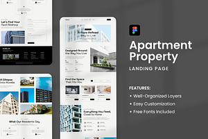 Apartment Property Landing Page, a Landing Page Template by Antstheme