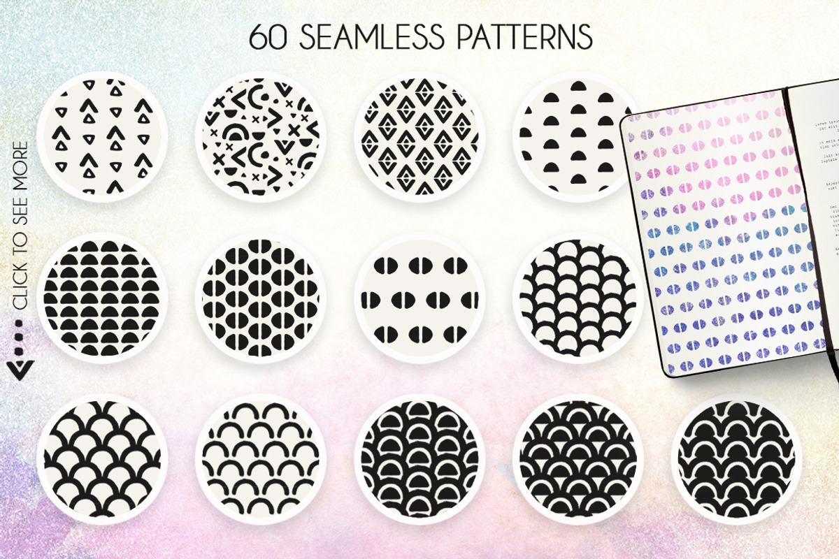 Ethnic Pattern Pack, a Pattern Graphic by Stella's Graphic Supply (Photo 2 of 5)