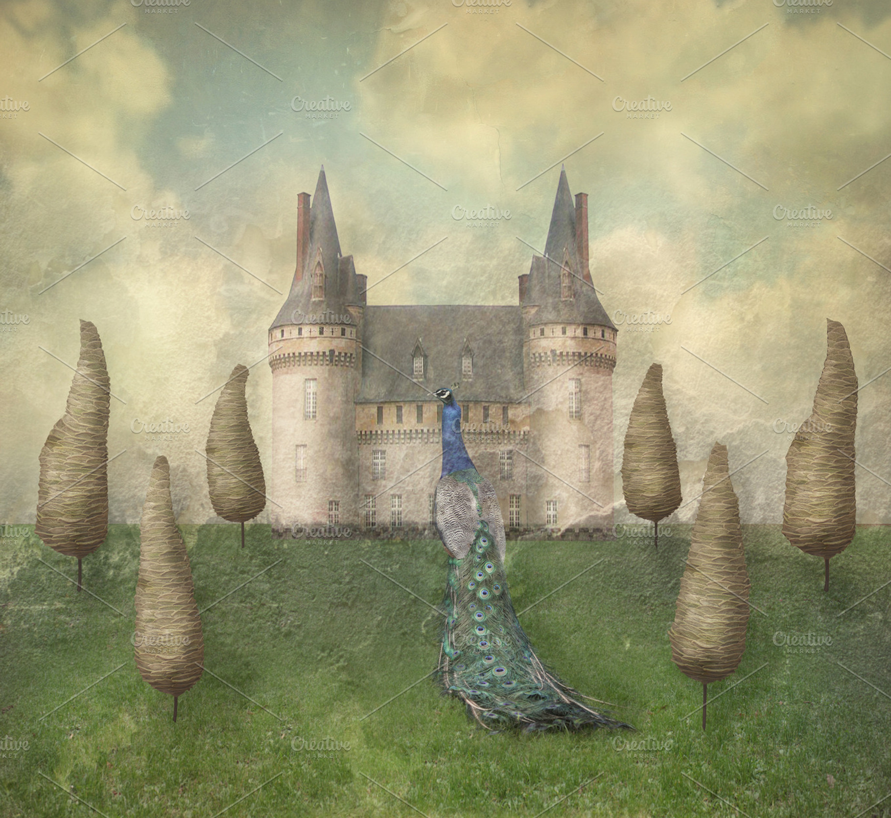 Dreamland Stock Photo Containing Peacock And Fantasy