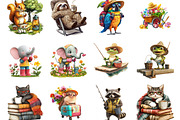 Quirky Retirement Clipart, a Seasonal Illustration by Designking (Thumbnail 2 of 5)