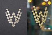 VW WV Monogram Logo, a Branding & Logo Template by Alphabet Agency (Thumbnail 1 of 3)
