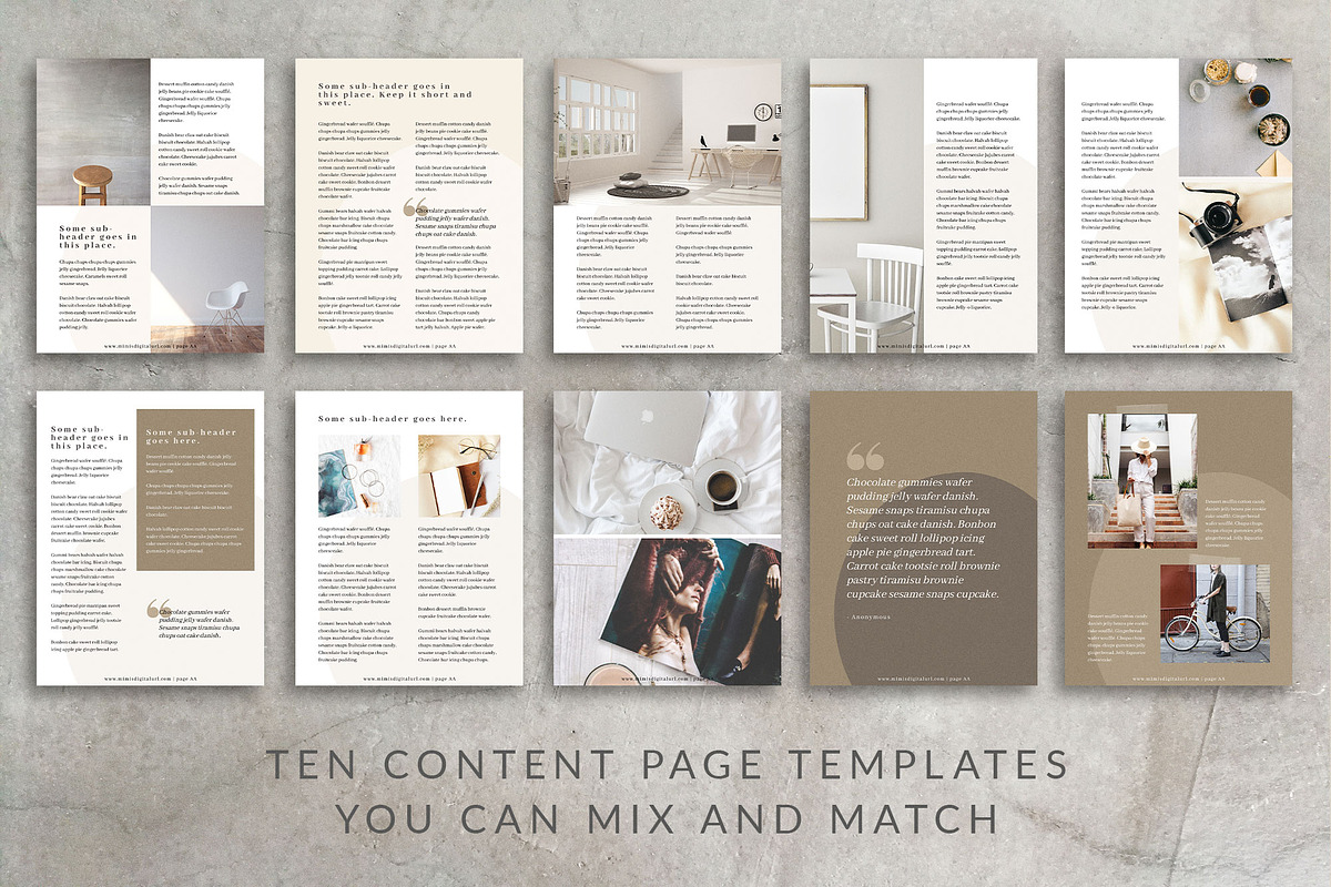 eBook Canva Template | Mink, a Magazine Template by Studio Sugoi (Photo 6 of 10)