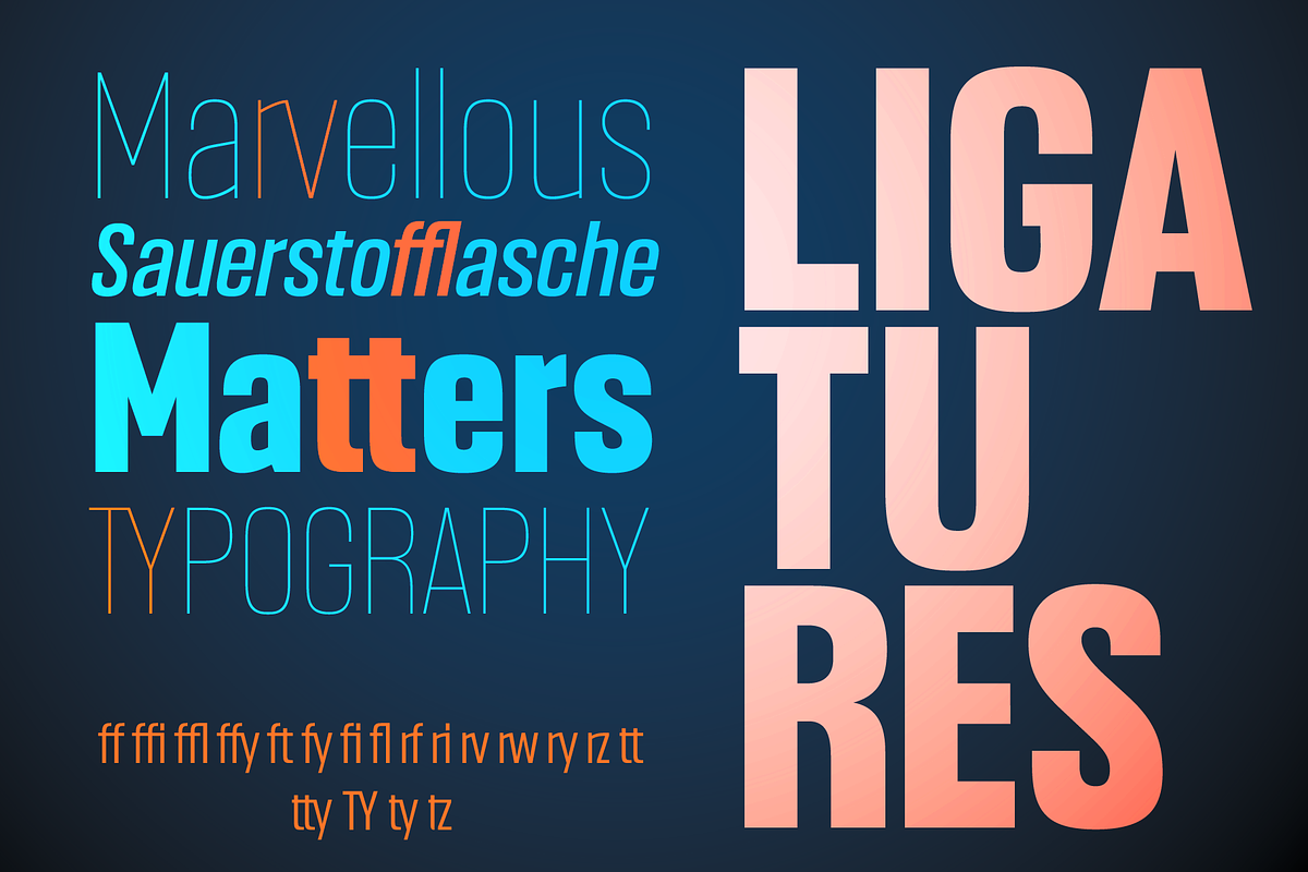 Headlines Font Family, a Sans Serif Font by TypeThis!Studio (Photo 9 of 11)