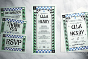 Floral Wedding Invitation Suite, an Invitation Template by The Good Store (Thumbnail 4 of 4)