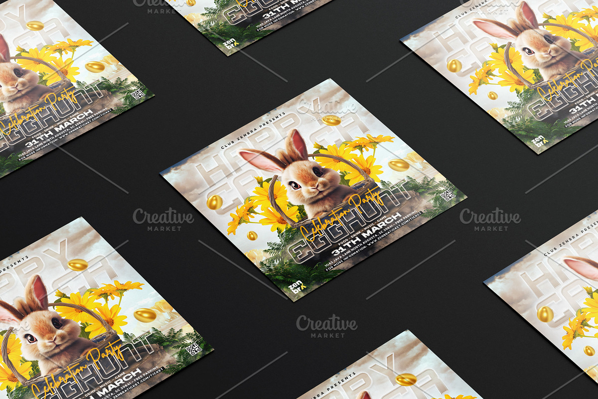 Easter Flyer Template, a Flyer Template by OnurDemircan (Photo 2 of 2)