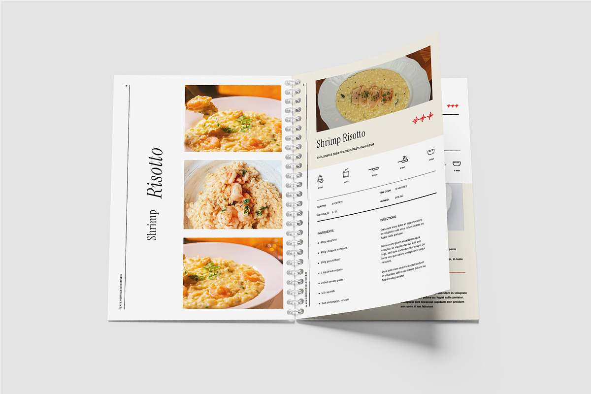 Aesthetic CookBook / Recipe Template, a Magazine Template by TMint Play (Photo 4 of 10)