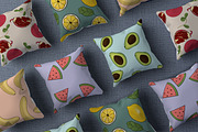 Fruits seamless patterns, a Pattern Graphic by Le.nart (Thumbnail 2 of 6)