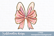 Pink Bow clipart. Easter coquette, a Seasonal Illustration by LoLoArt (Thumbnail 1 of 3)