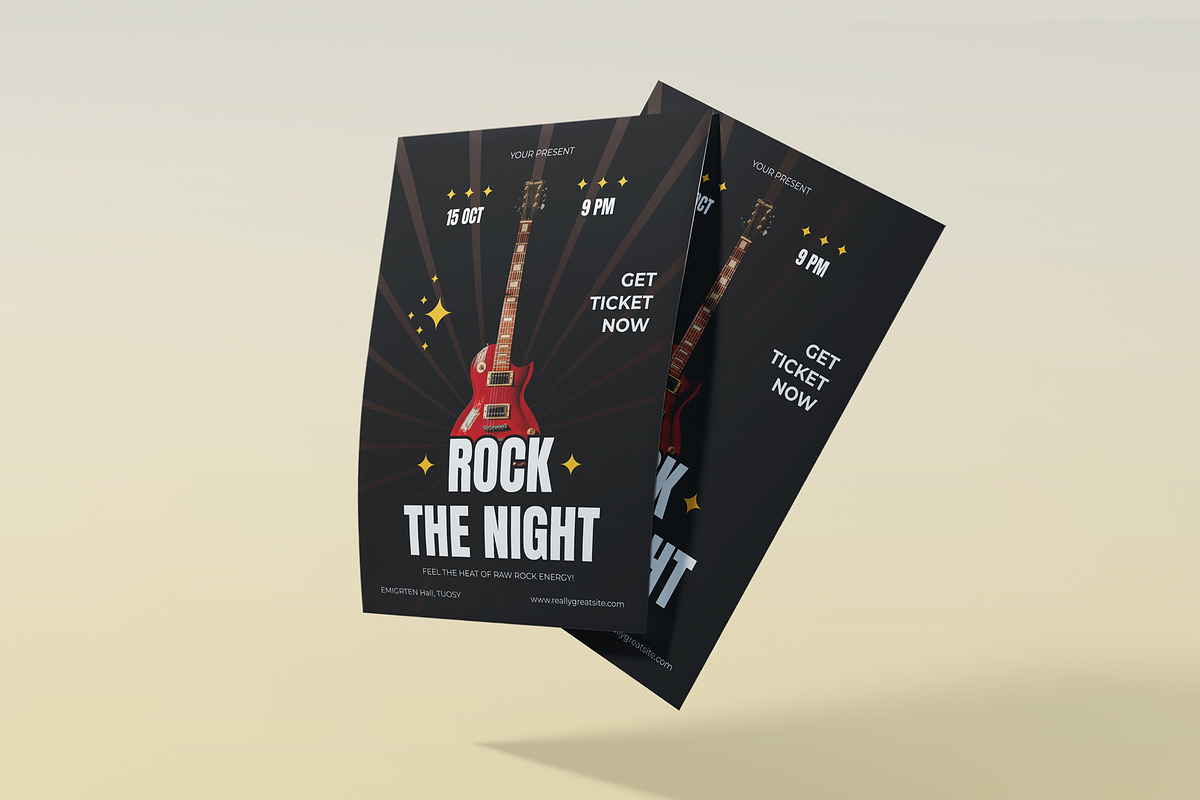 Night Music Event Festival Flyer, a Flyer Template by Artnivora.Std
