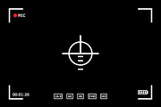 Digital video camera focusing screen, an Illustration by NKuvshinov (Thumbnail 1 of 4)