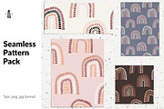 Hand drawn uneven rainbows in earthy, a Pattern Graphic by Norse Studio (Thumbnail 1 of 3)