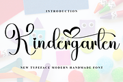 Kindergarten, a Handwritten Font by InermediaSTUDIO (Thumbnail 1 of 8)