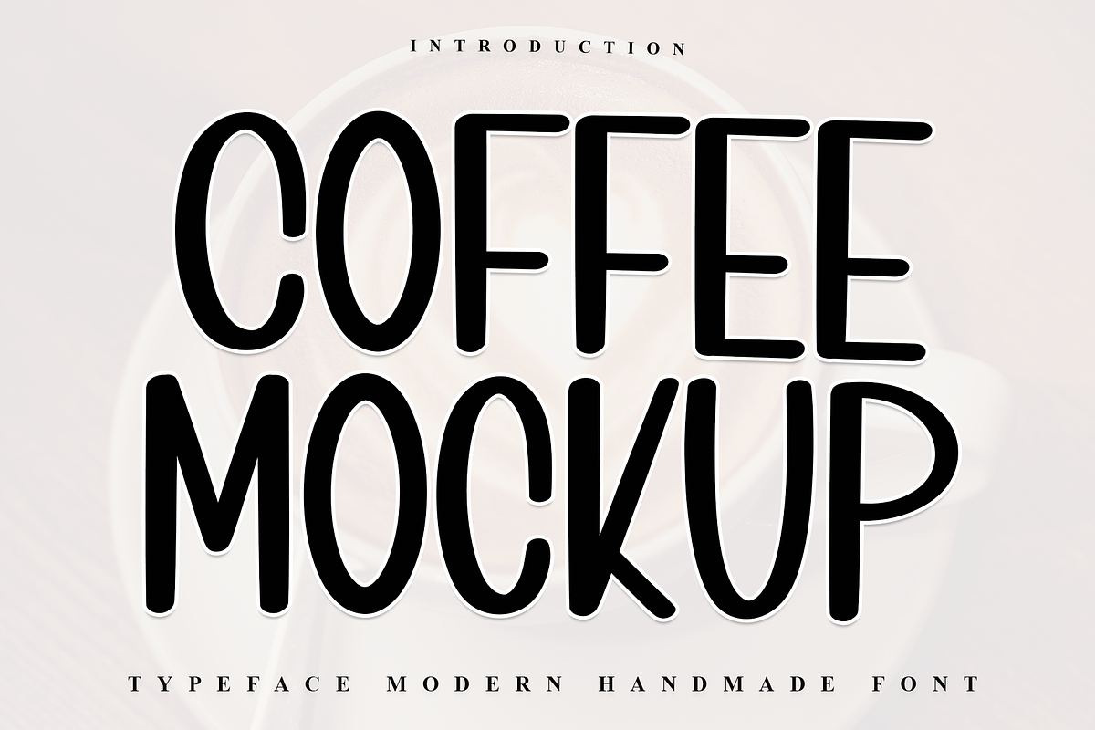 Coffee Mockup, a Sans Serif Font by FreshTypeINK (Photo 1 of 7)